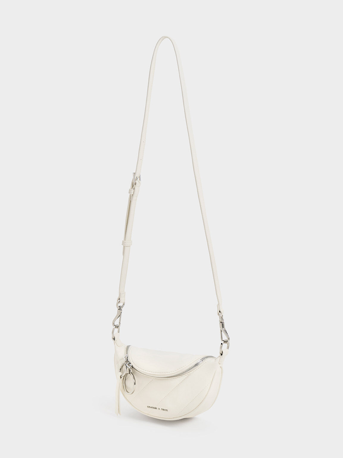 Charles and keith white sling bag shop