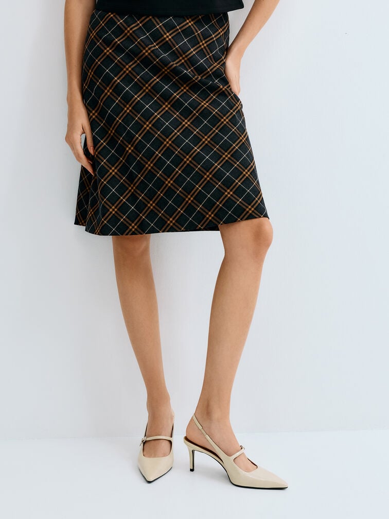 Pointed Slingback Mary Jane Pumps, Beige, hi-res