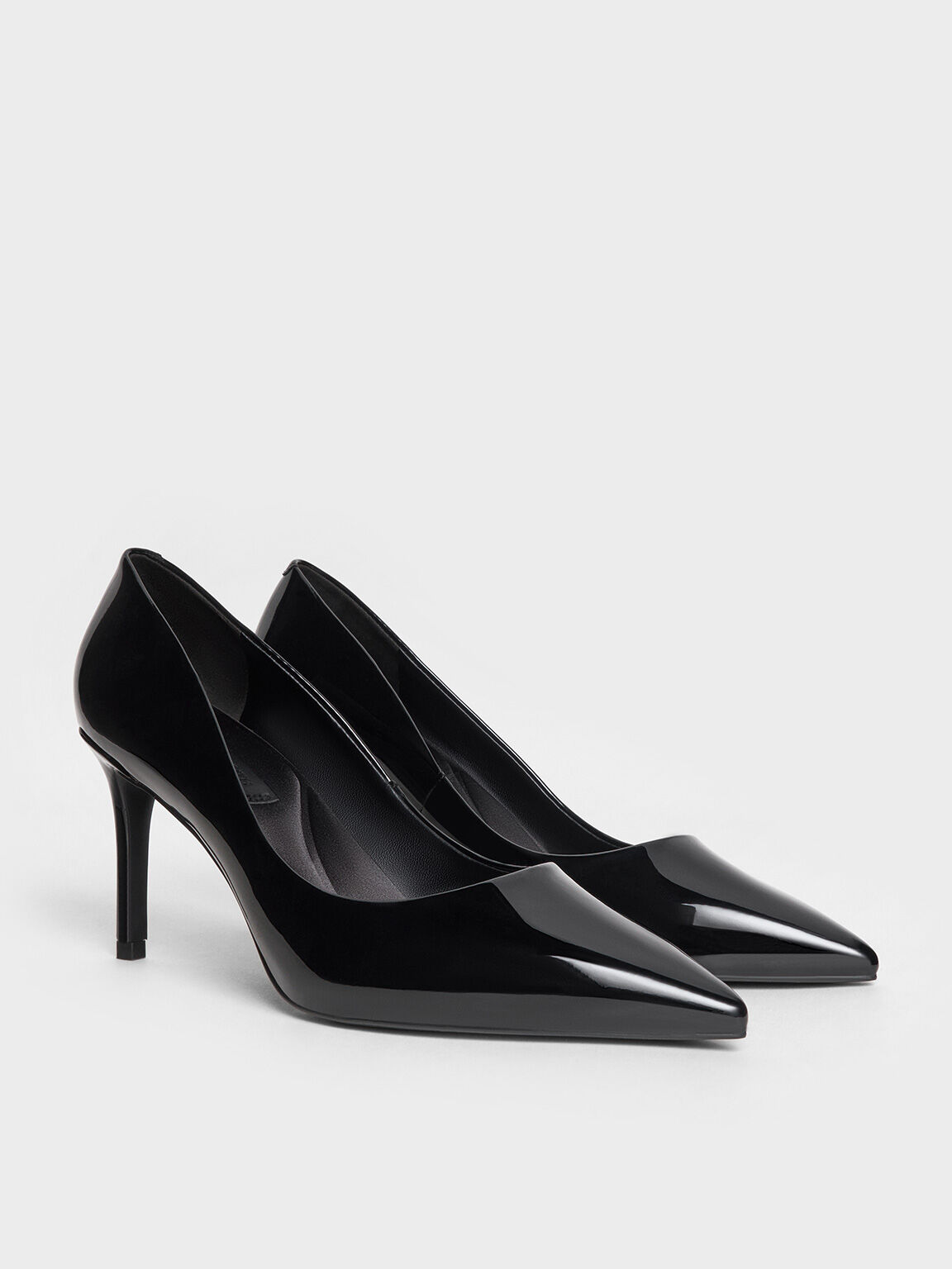 Black patent stilettos outlet