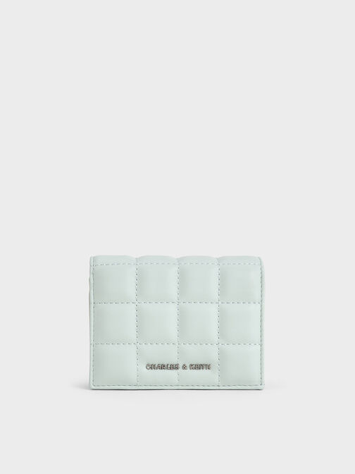 Cassia Quilted Mini Wallet, Sage Green, hi-res