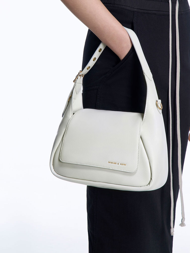 Buzz Front Flap Hobo Bag, , hi-res
