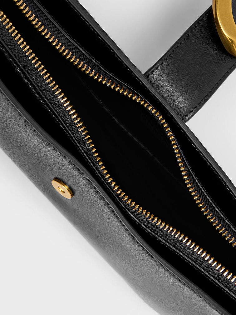 Gabine Curved Shoulder Bag, , hi-res