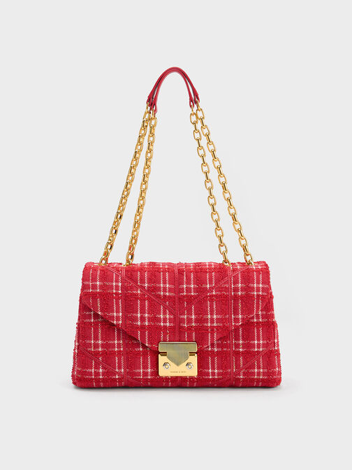 Eudora Tweed Trapeze Bag, , hi-res
