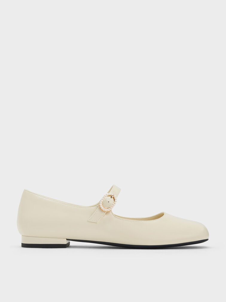 Pearl-Buckle Mary Janes, , hi-res