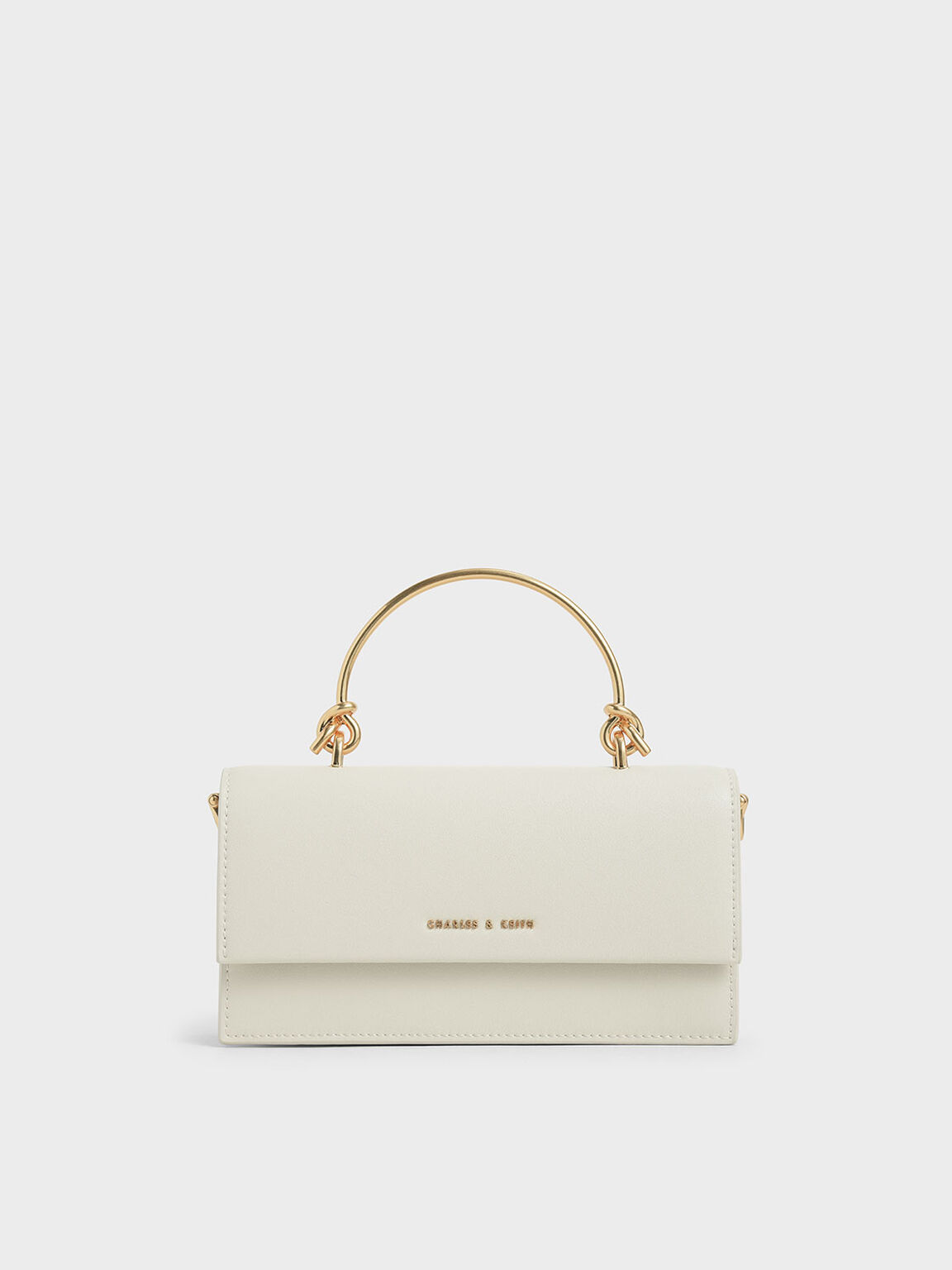 metal top handle long wallet