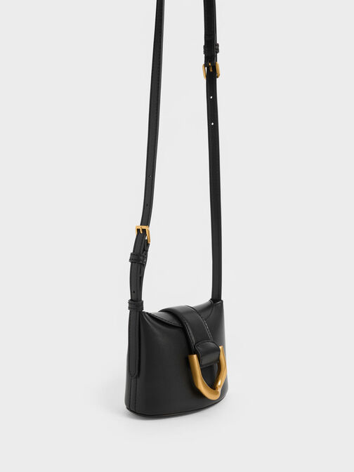 Gabine Bucket Bag, สีดำ, hi-res