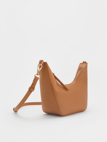 กระเป๋าสะพายข้างรุ่น Everleigh, สีรัสเซ็ตบราวน์, hi-res