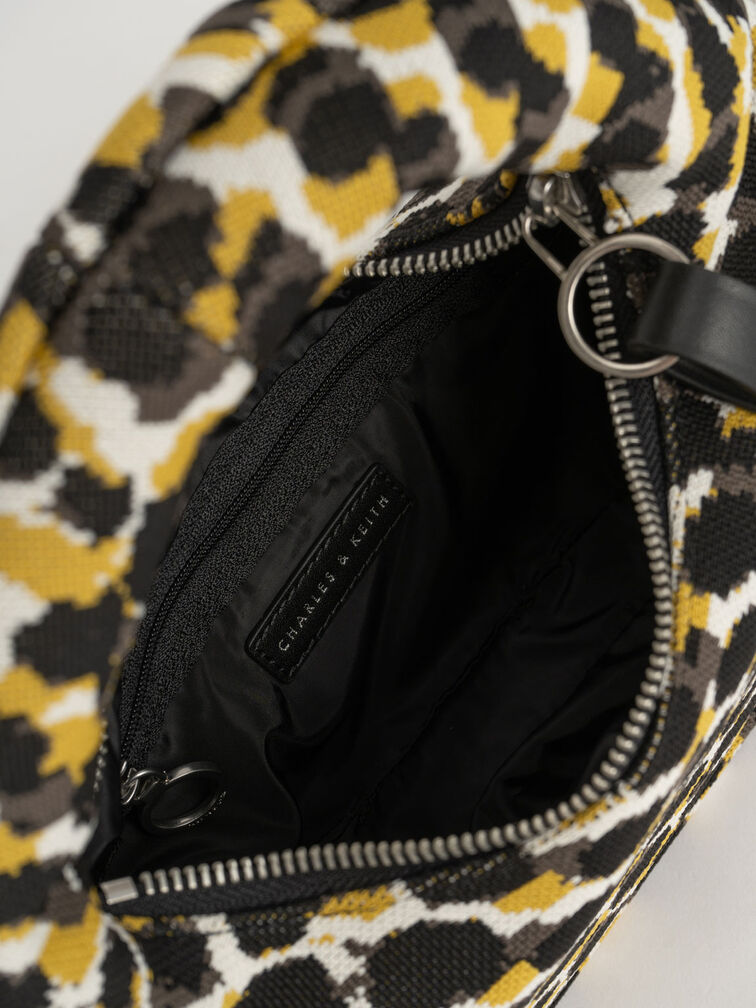 Yama Knitted Crescent Hobo Bag, , hi-res