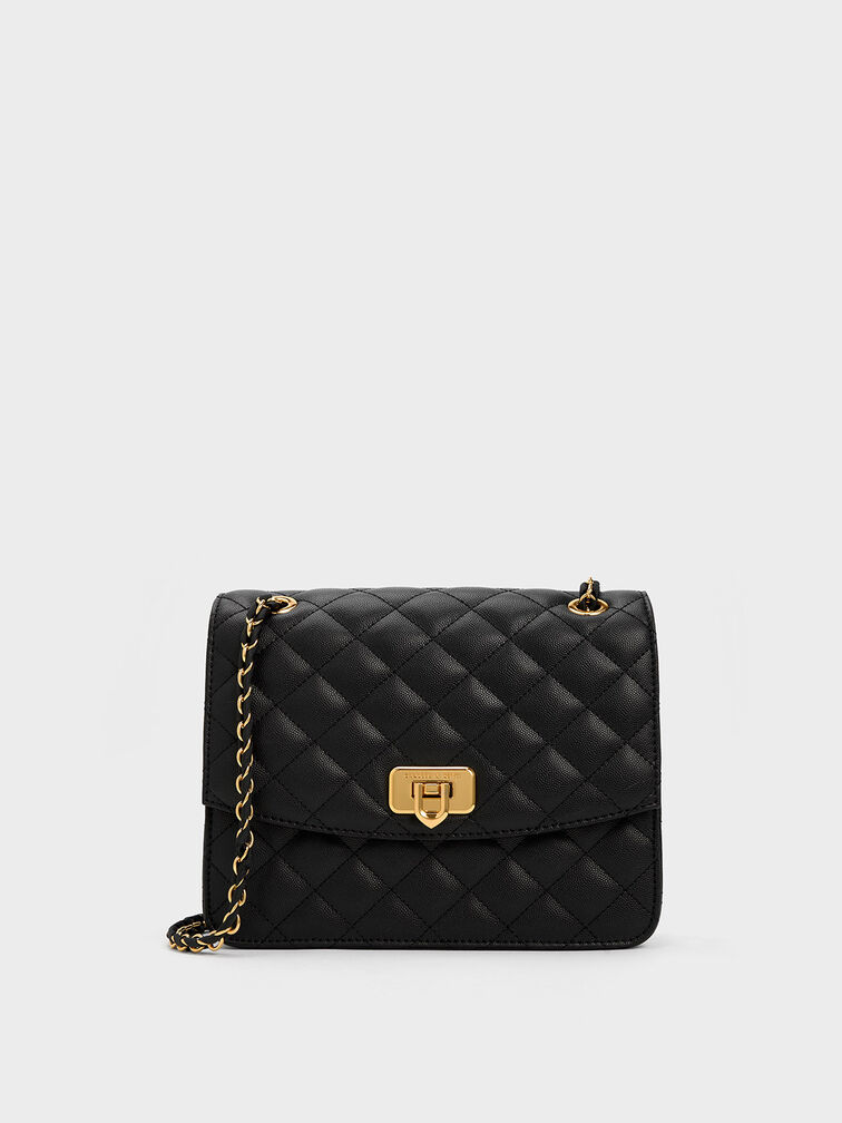 chanel quilted chain bag strap