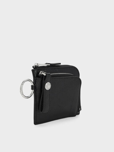 Vega Zip-Around Pouch, Noir, hi-res