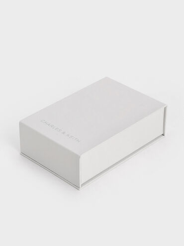 สร้อยคอพร้อมจี้ทรงหยดน้ำประดับด้วยคริสตัล รุ่น Reverie, สีโรสโกลด์, hi-res