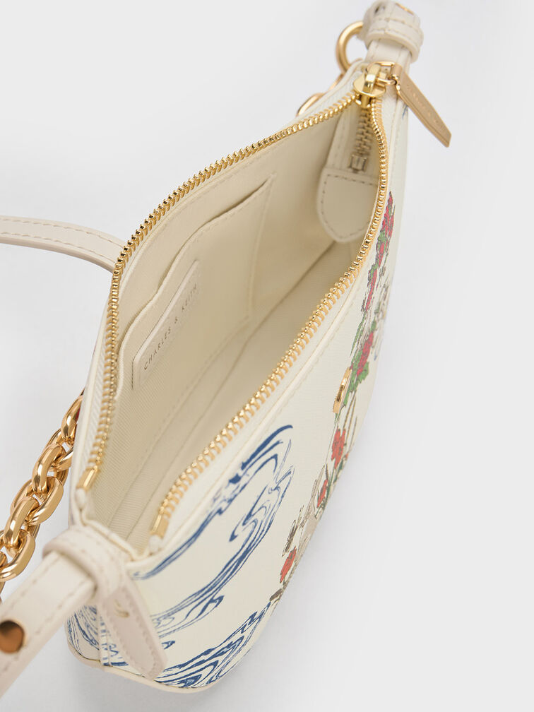 Rabbit Illustrated Belted Bag, , hi-res
