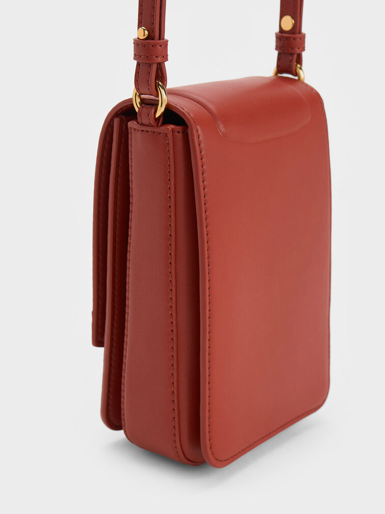 Kalinda Metallic Accent Phone Pouch, , hi-res