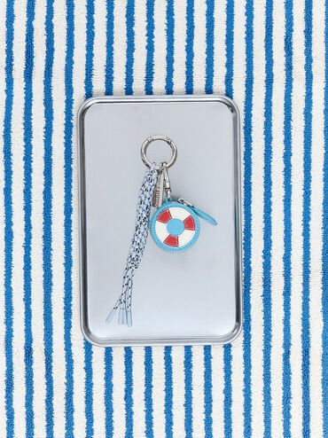 Swim Ring Charm, Light Blue, hi-res