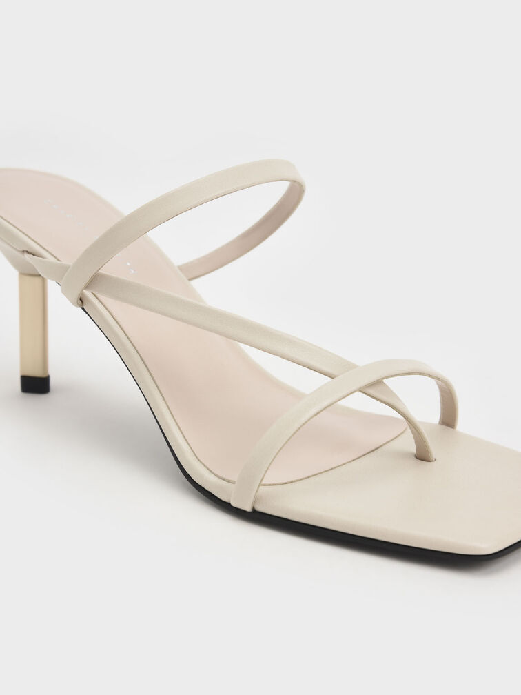 Toe Loop Blade Heel Sandals, , hi-res