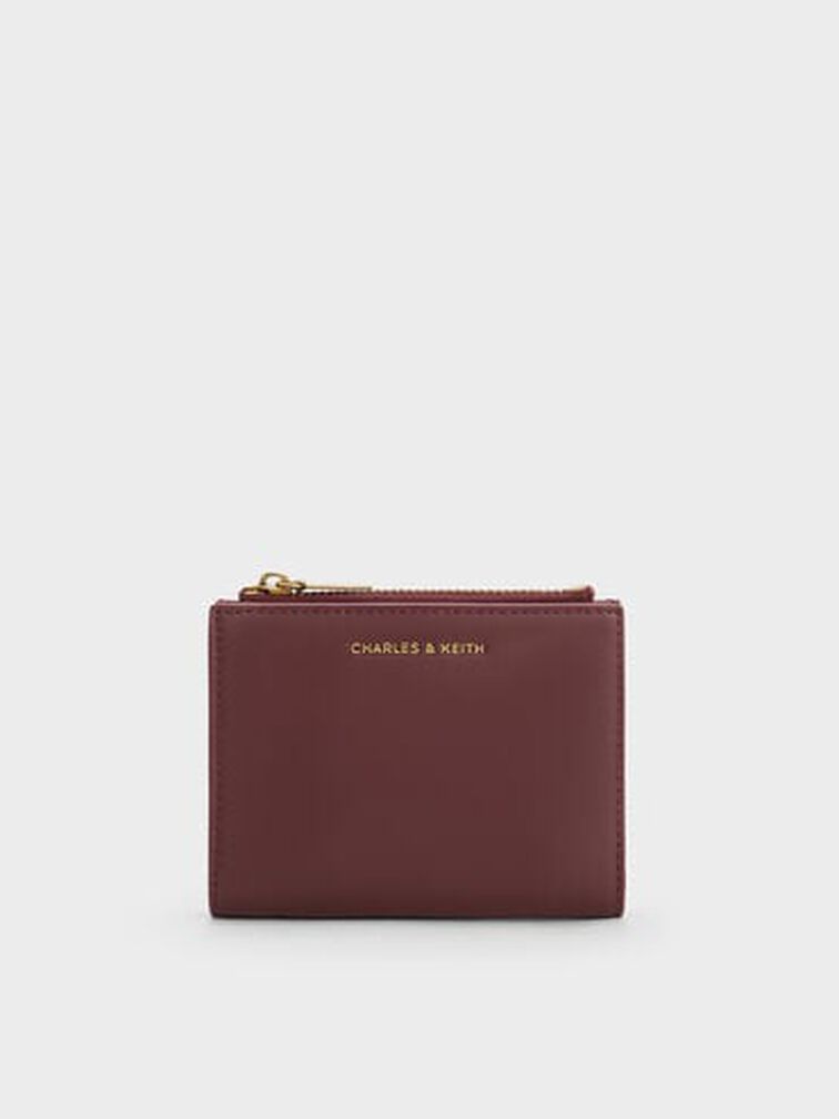 Harmonee Top Zip Small Wallet, Mulberry Plum, hi-res