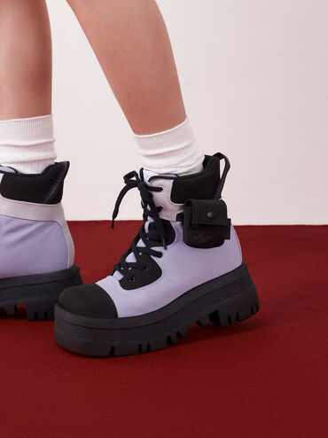 Judy Hopps Rainier Combat Boots, สีไลแลค, hi-res