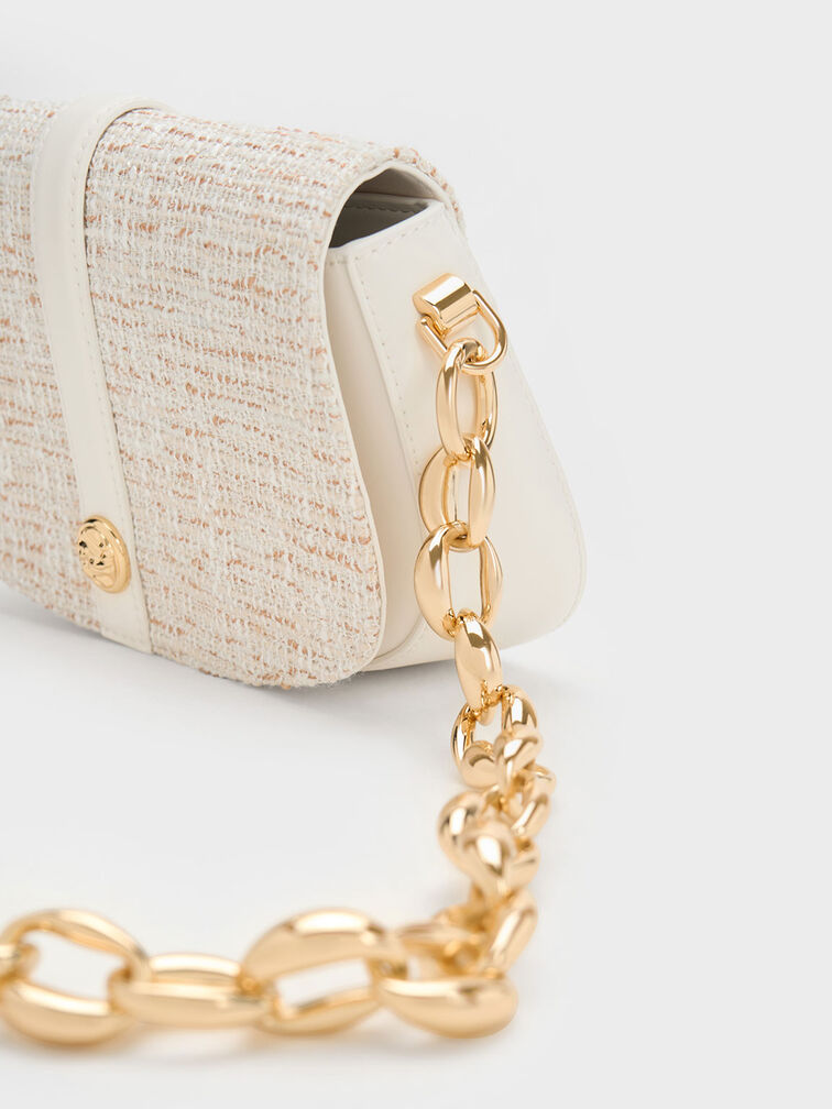 Blair Tweed Belted Bag, , hi-res