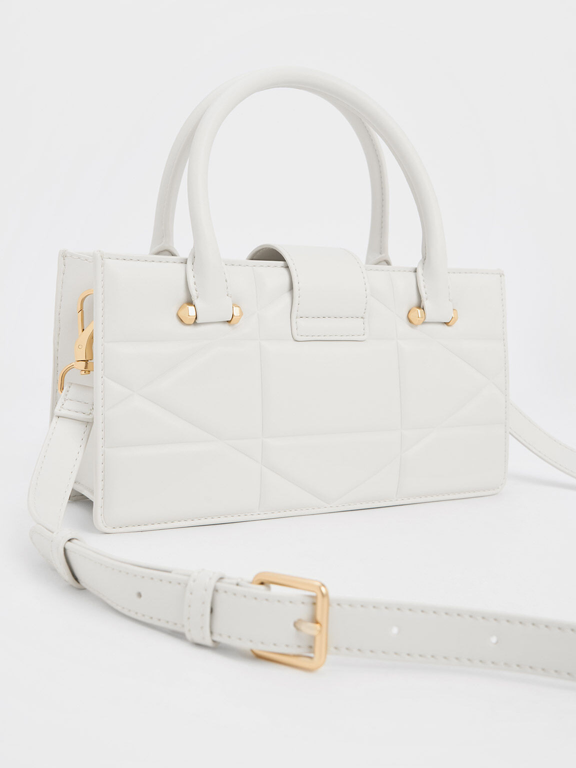 White handle best sale bag