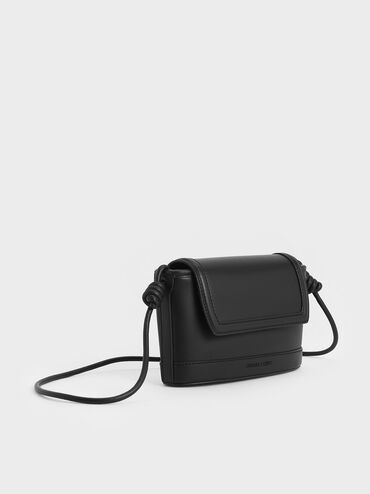 Sabine Knotted-Strap Bag, Jet Black, hi-res