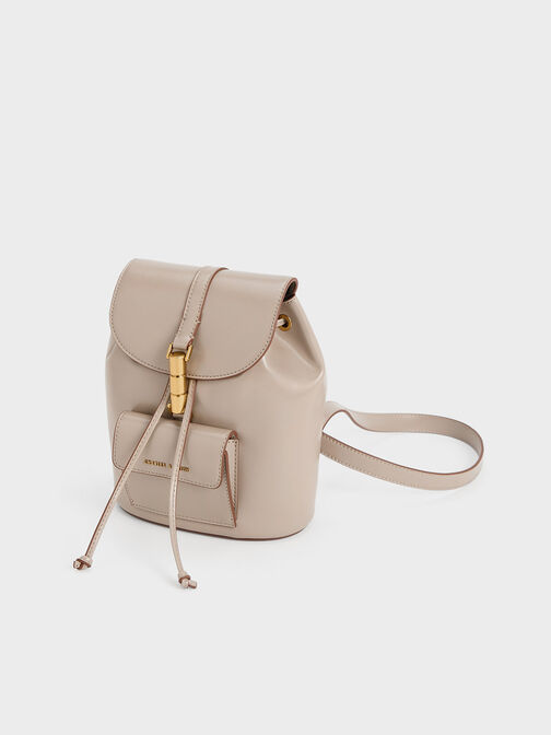 Cesia Metallic Accent Backpack, , hi-res