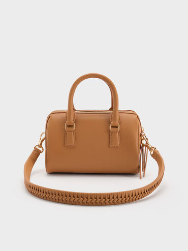 กระเป๋าโบว์ลิ่งรุ่น Everleigh, สีรัสเซ็ตบราวน์, hi-res