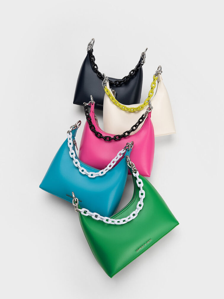 Koi Chain Handle Shoulder Bag, , hi-res