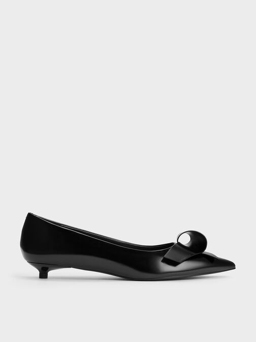 Sculptural Knot Pointed-Toe Flats, , hi-res
