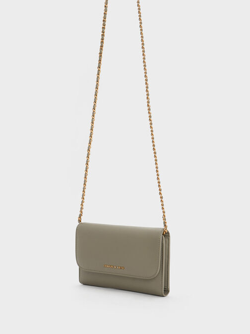Magnetic Front Flap Long Wallet, , hi-res