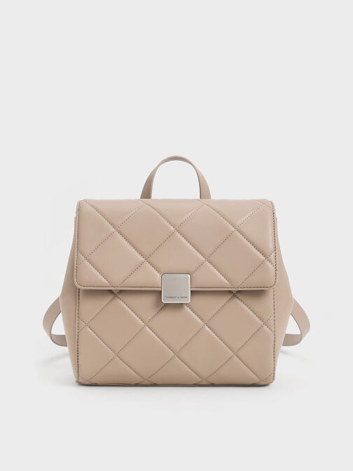 Lucy Quilted Backpack, , hi-res