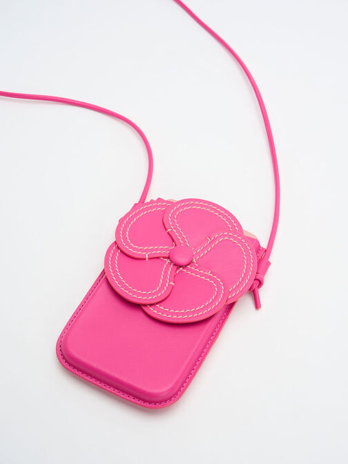 Camelia Flower Phone Pouch, , hi-res