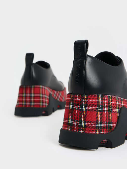 Triana Checkered Chunky Oxfords, , hi-res