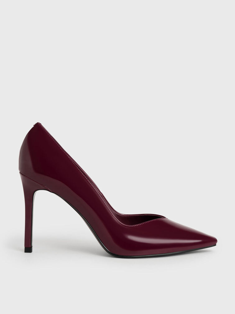 Tapered Square-Toe Pumps, , hi-res