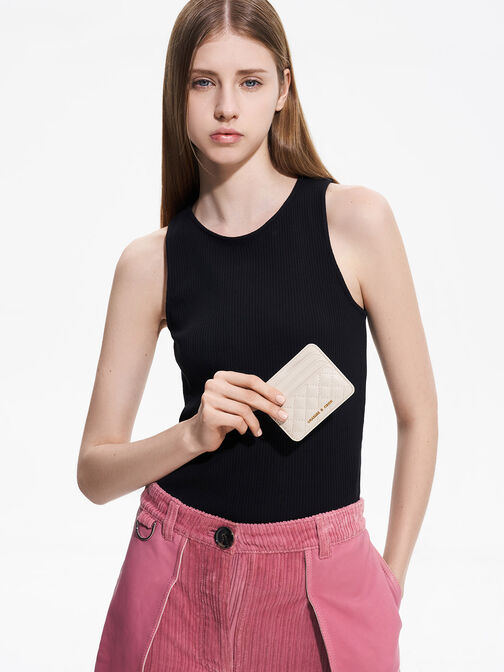 Cleo Quilted Card Holder, , hi-res