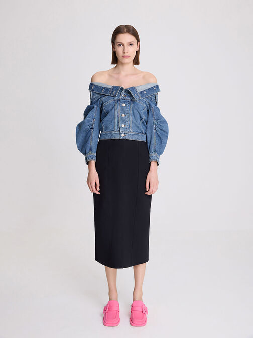 Sinead Woven Buckled Loafer Mules, , hi-res