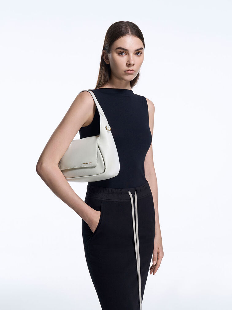 Buzz Front Flap Hobo Bag, , hi-res