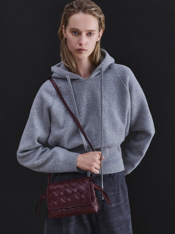 Woman’s Ivette Woven Crossbody Bag - CHARLES & KEITH