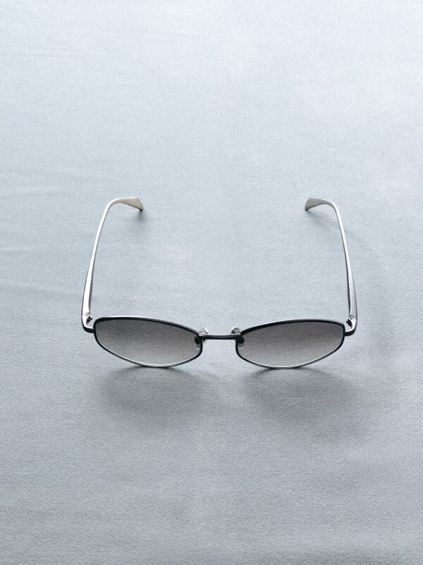Women’s Celestia ombre crystal-accent oval sunglasses - CHARLES & KEITH