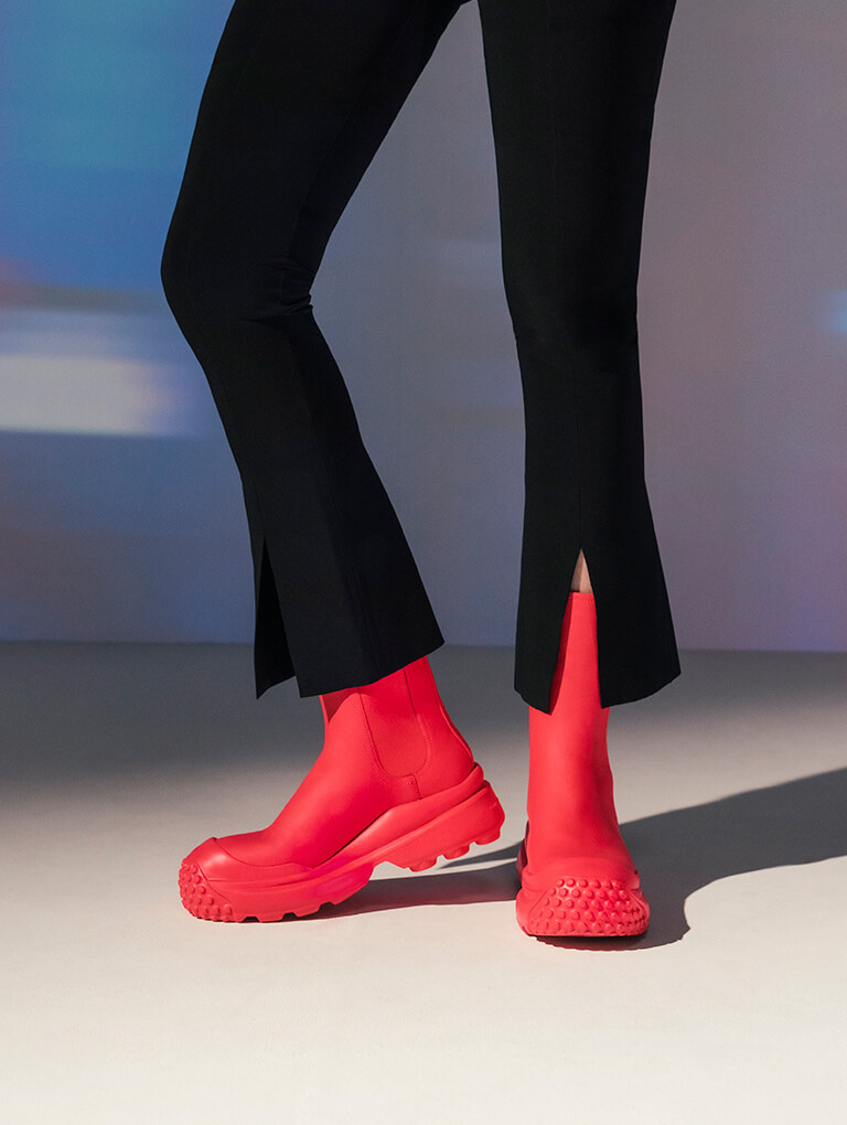 Women’s Elba round toe Chelsea boots - CHARLES & KEITH