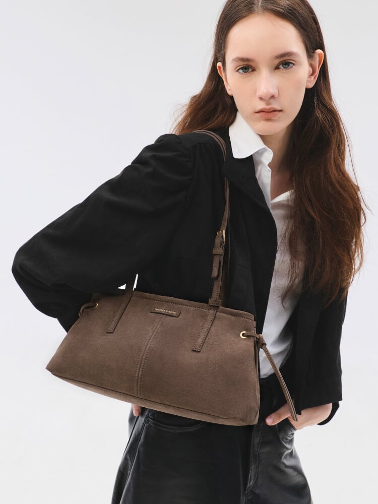Women’s Noane elongated-handle shoulder bag - CHARLES & KEITH