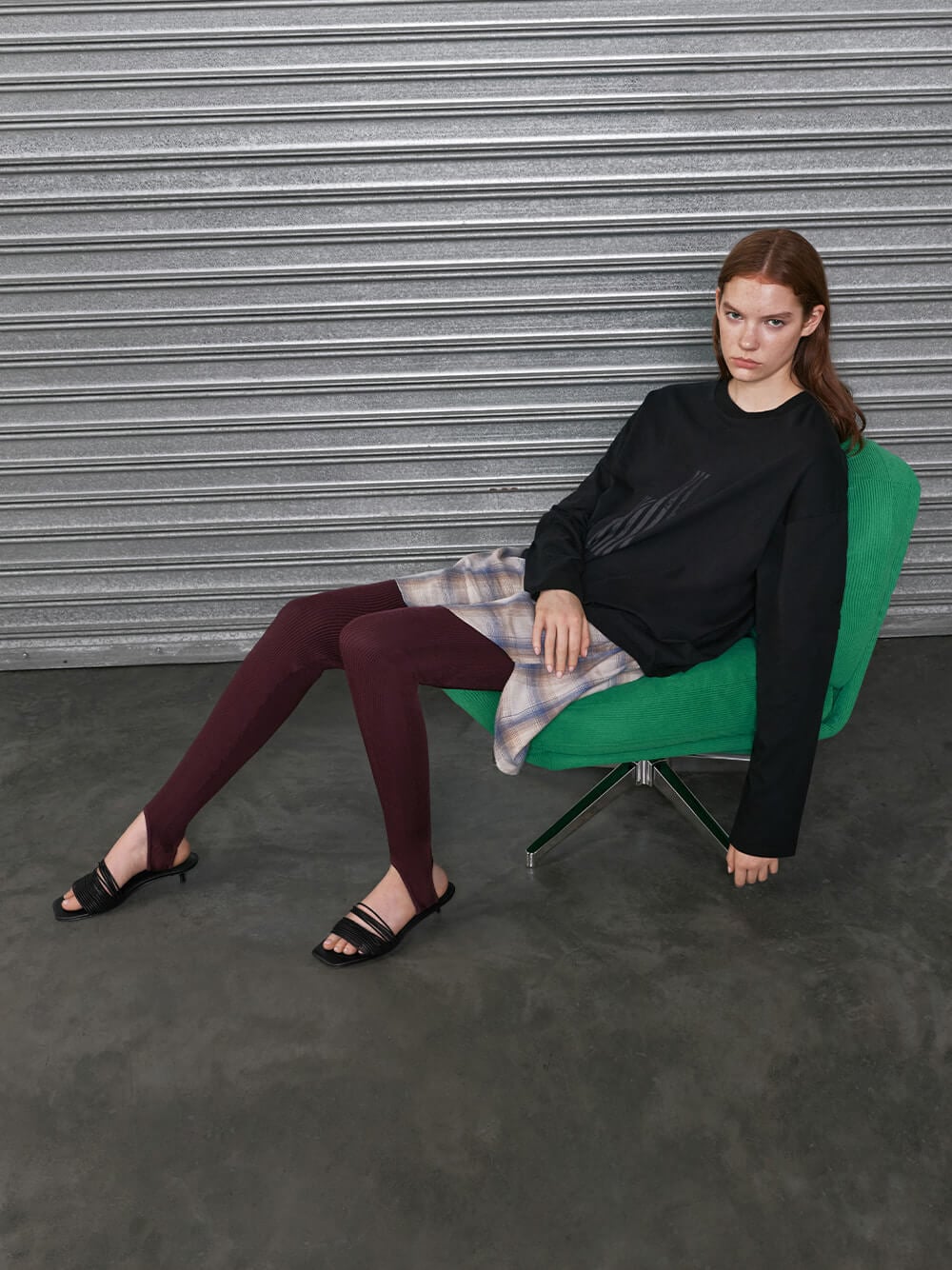 Women's Fianna Strappy Kitten-Heel Mules in black - CHARLES & KEITH