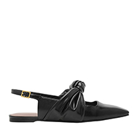 KNOTTED MARY JANE STRAP SLINGBACK FLATS