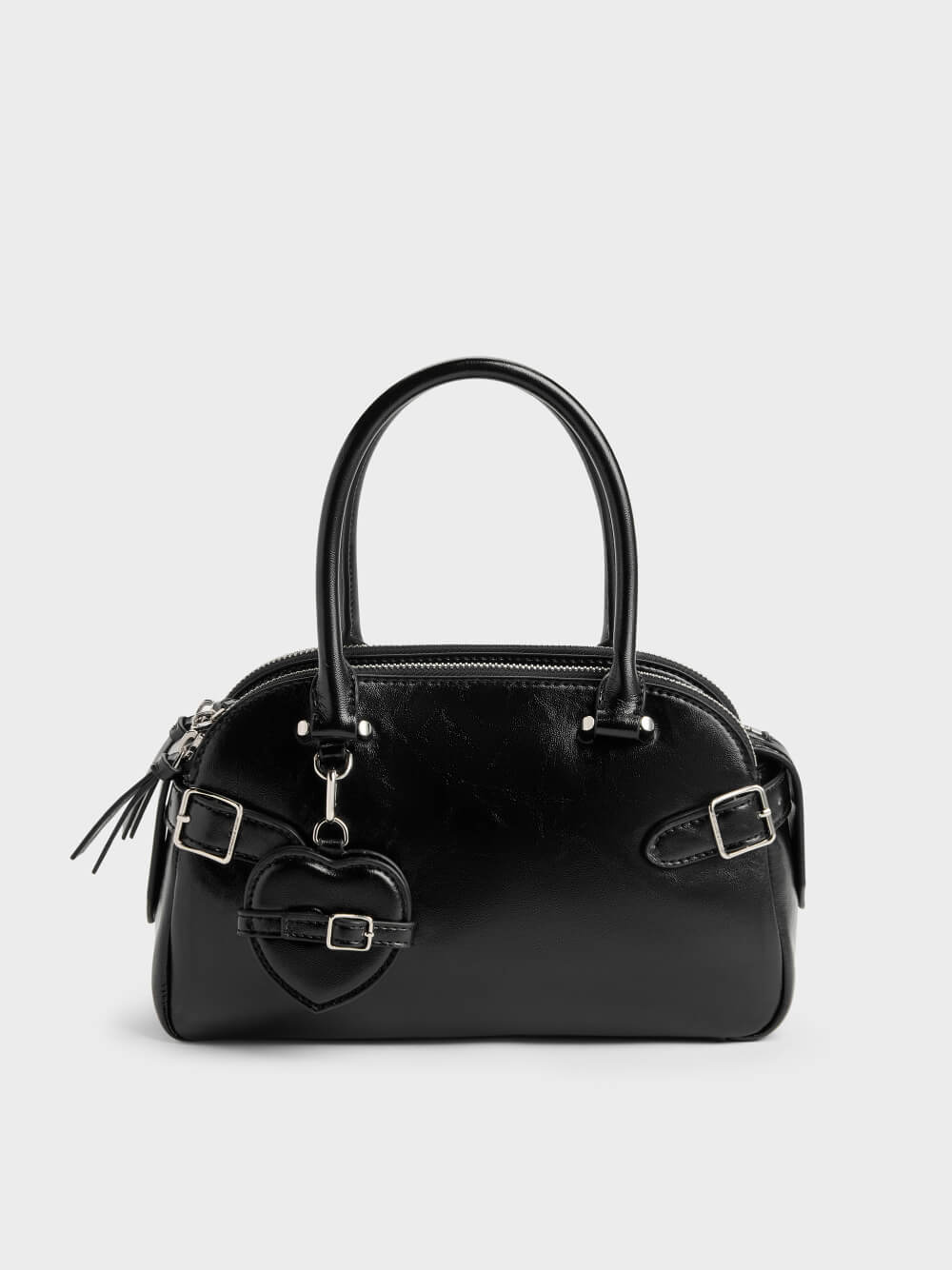 Women’s Nellie heart-charm bowling bag