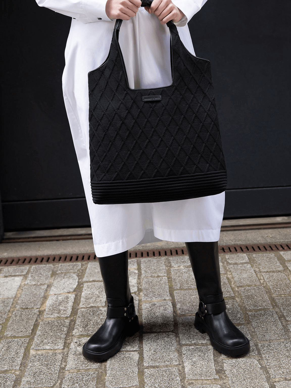 Women’s Willa knitted tote bag - CHARLES & KEITH