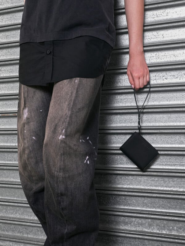 Women’s jet black Hanya wristlet - CHARLES & KEITH