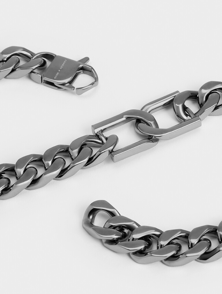 Women’s Gabine chain-link choker necklace - CHARLES & KEITH