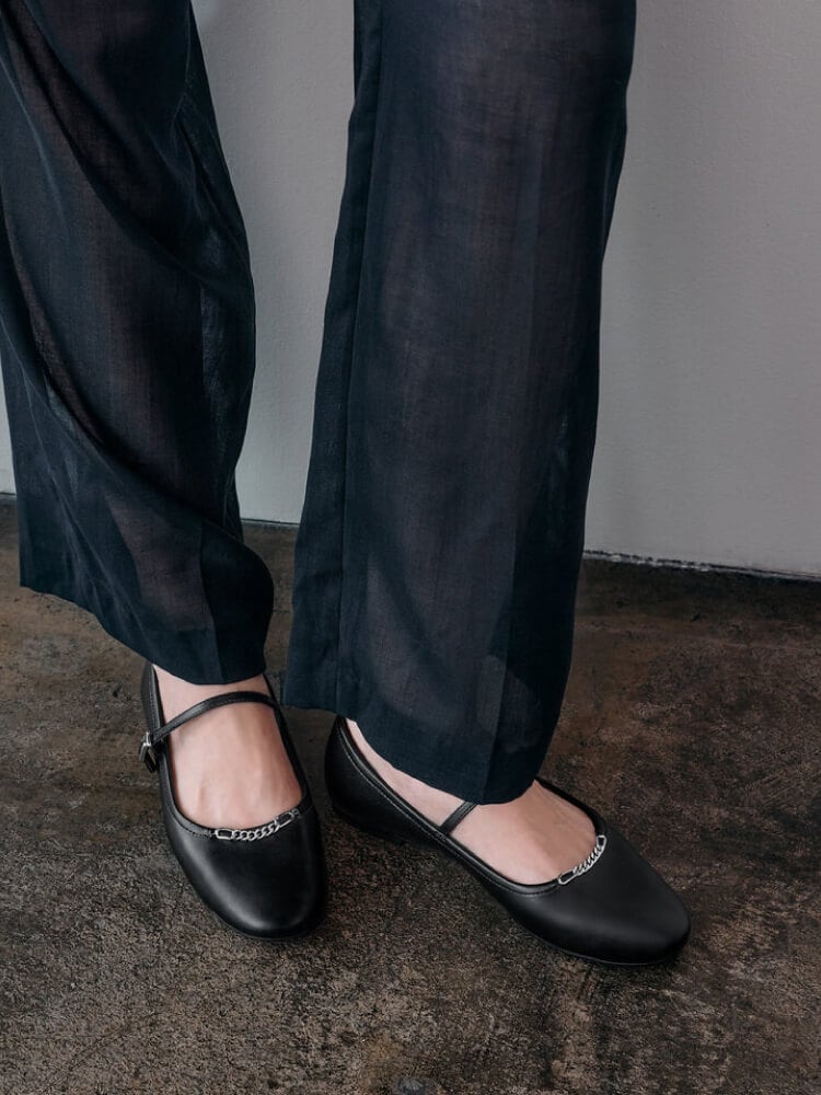 Women’s Shila chain Mary Jane flats - CHARLES & KEITH