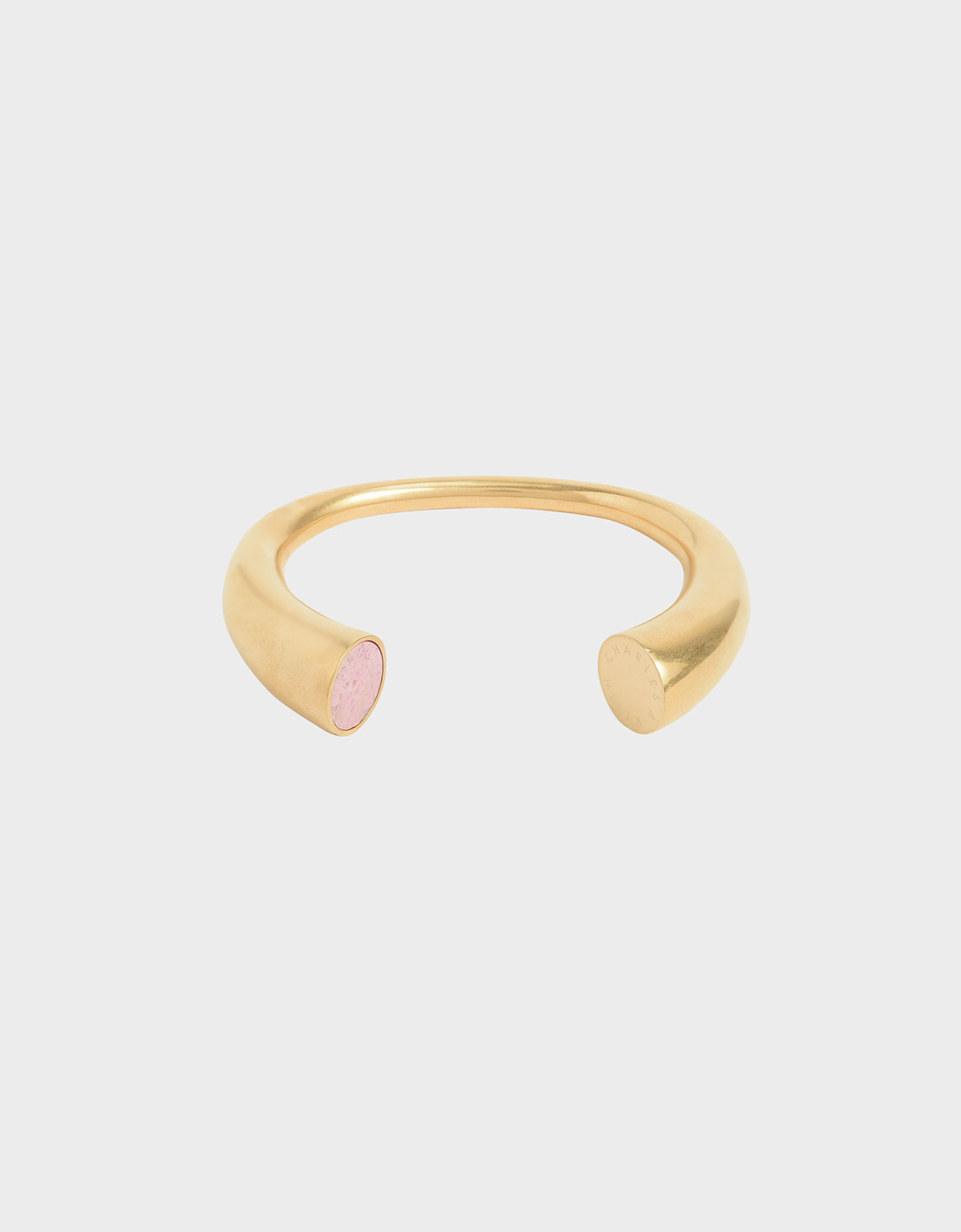 Women’s gold Rose Quartz cuff bracelet