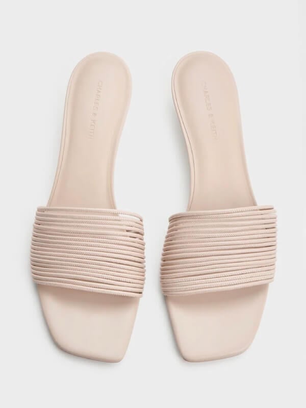 Women’s Fianna strappy kitten-heel mules - CHARLES & KEITH