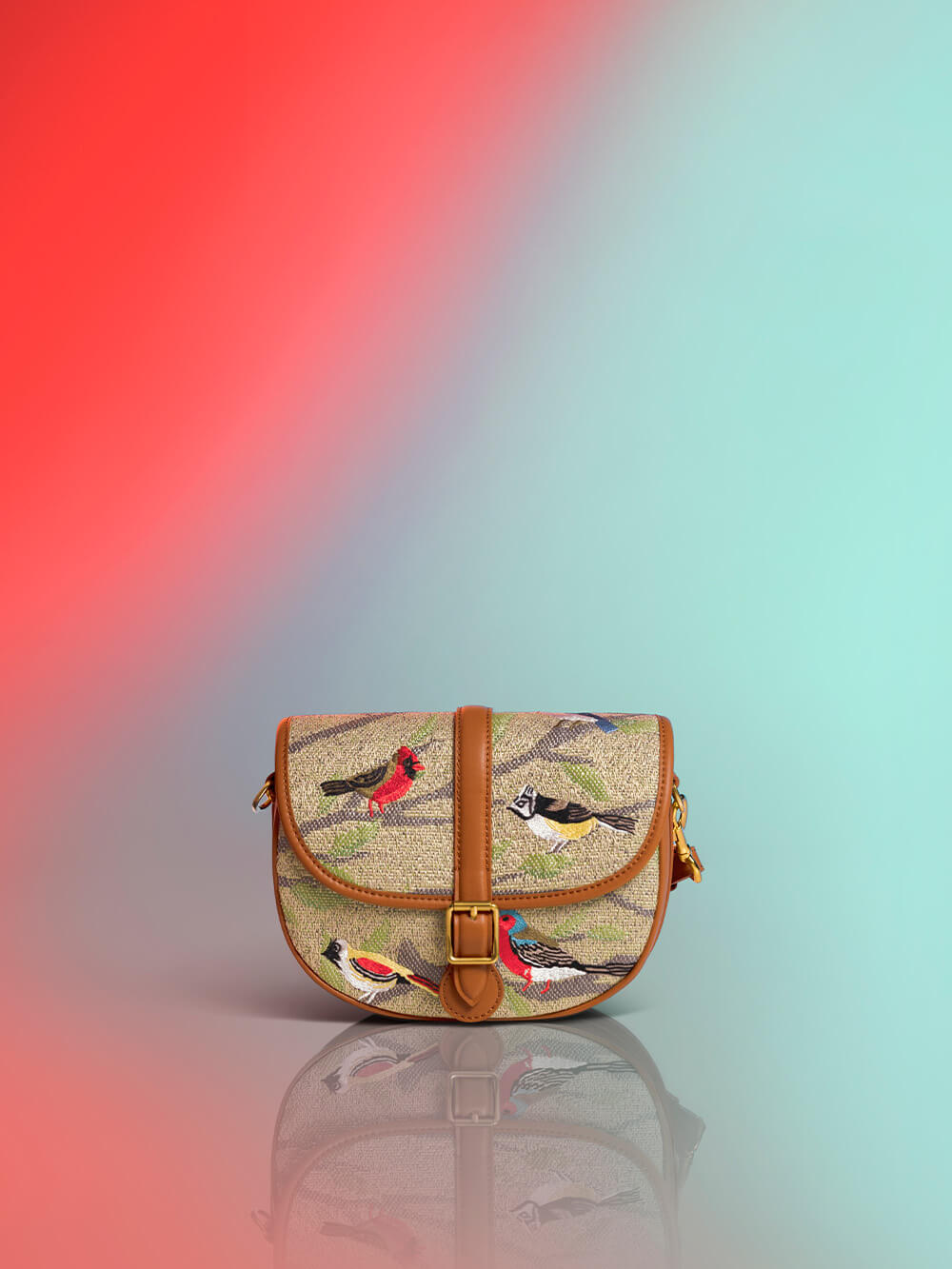 Women’s Flora jacquard & nylon crossbody bag – CHARLES & KEITH